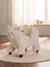 Houten dier op wielen FSCÂ® bruin+chocoladebruin+rozen+wit - vertbaudet enfant 