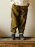 Pantalon large garçon cappuccino+lichen - vertbaudet enfant 