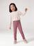 Pantalon slim fille encre+mauve - vertbaudet enfant 