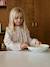 Meisjesblouse met lange mouwen ecru - vertbaudet enfant 