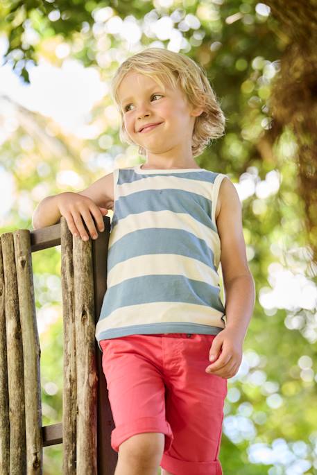 Lot de 2 débardeurs garçon lot jaune - vertbaudet enfant 
