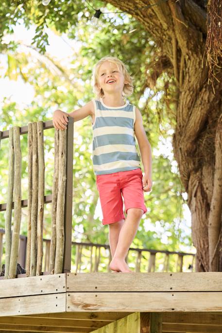 Lot de 2 débardeurs garçon lot jaune - vertbaudet enfant 