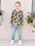 Blouse imprimée fleurs fille vert d'eau - vertbaudet enfant 