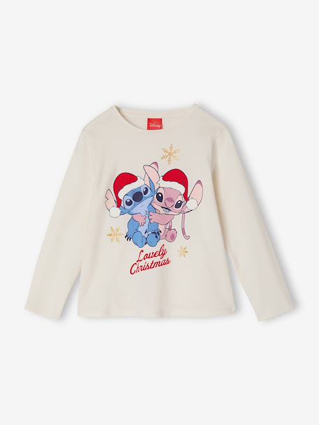 Kerstpyjama Stitch voor meisjes rood - vertbaudet enfant 