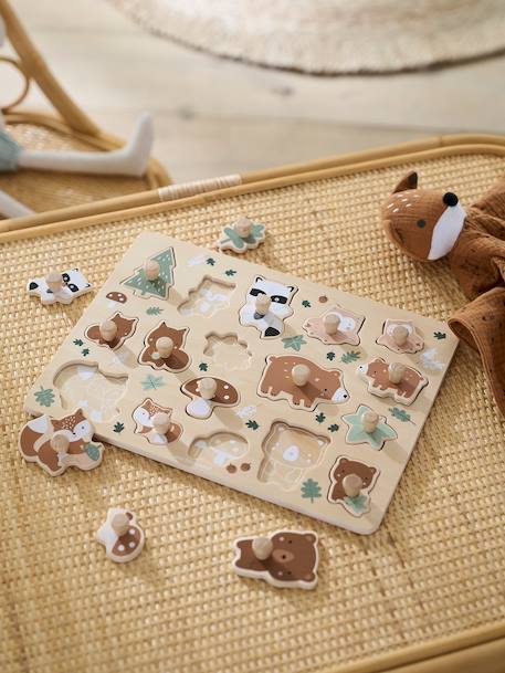 Knoppuzzel GREEN FOREST meerkleurig - vertbaudet enfant 