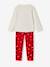 Kerstpyjama Stitch voor meisjes rood - vertbaudet enfant 