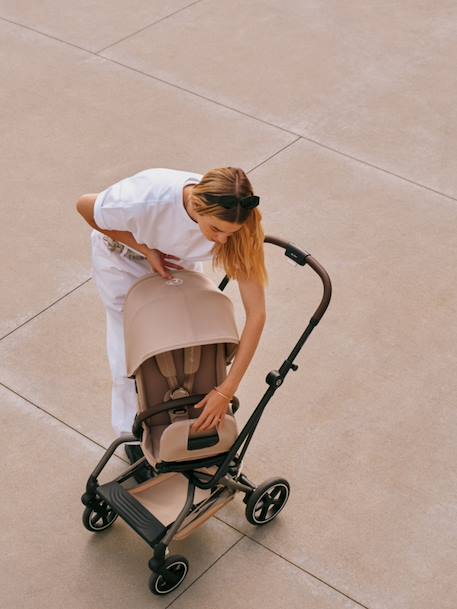 Compacte kinderwagen Eezy S Twist+2 beige+zwart - vertbaudet enfant 