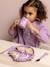 Assiette en silicone avec compartiments Animal jaune+mauve+orange+rose nude+vert - vertbaudet enfant 
