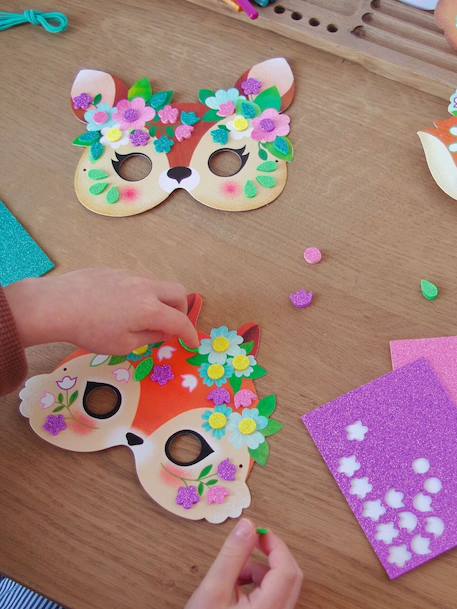 Set van 5 DIY dierenmaskers rozen - vertbaudet enfant 