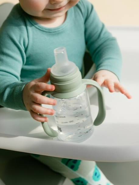 BIBS oefenbeker 150 ml ecru+saliegroen - vertbaudet enfant 