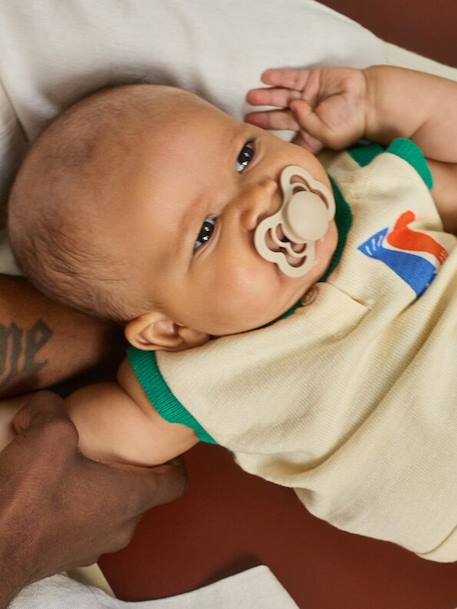 Set van 2 BIBS Supreme fopspenen beige - vertbaudet enfant 