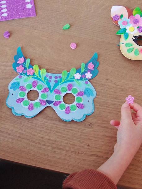 Set van 5 DIY dierenmaskers rozen - vertbaudet enfant 