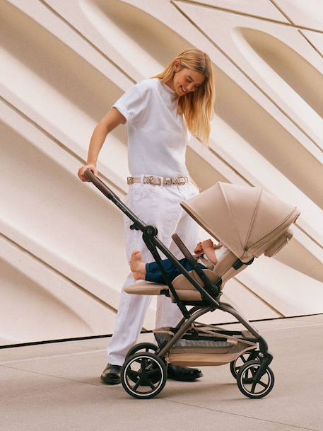 Compacte kinderwagen Eezy S Twist+2 beige+zwart - vertbaudet enfant 