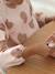 Bavoir à manches évolutif 2 en 1 Playful beige+blush+vert sauge+vieux rose - vertbaudet enfant 