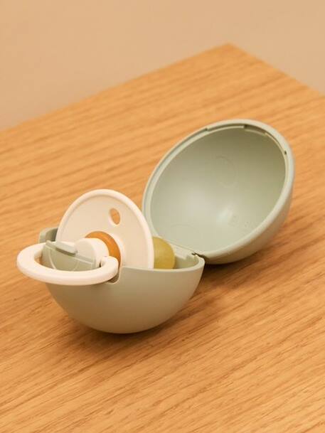 BIBS speen met minidoos beige+ecru - vertbaudet enfant 