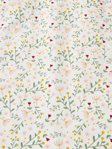 Trappelzak met afneembare mouwen, bi-materiaal BLOEMEN GROEN - vertbaudet enfant 