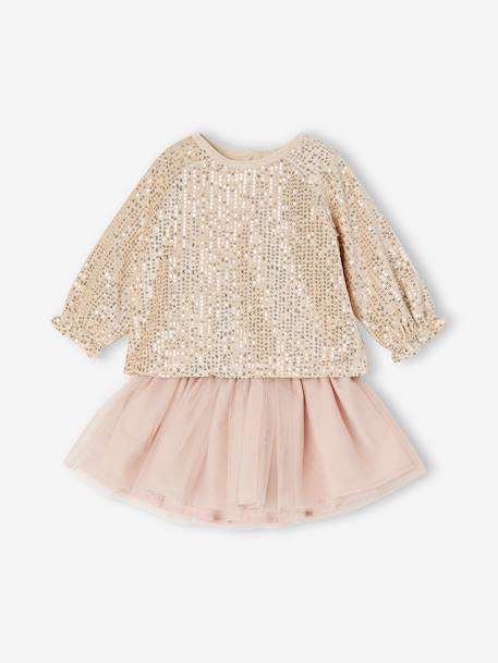 Babyset rokje en top rozen - vertbaudet enfant 
