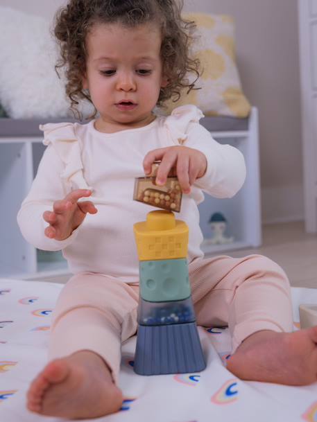 LITTLE DUTCH sensorische stapeltoren meerkleurig - vertbaudet enfant 