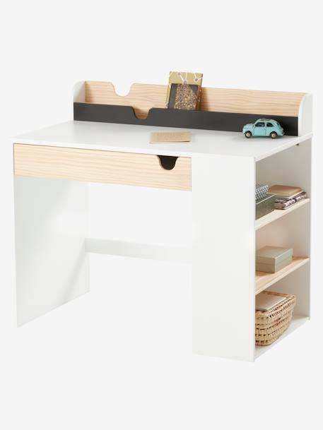 Bureau enfant School BLANC - BOIS - vertbaudet enfant 