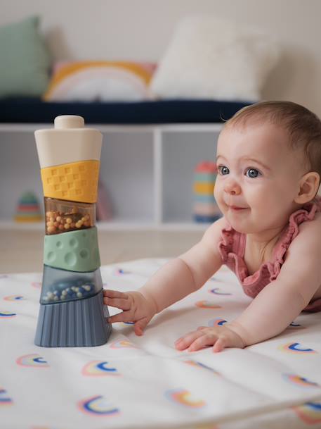 LITTLE DUTCH sensorische stapeltoren meerkleurig - vertbaudet enfant 