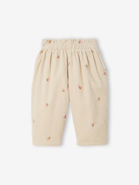 Baby meisjes ballonbroek vanille - vertbaudet enfant 
