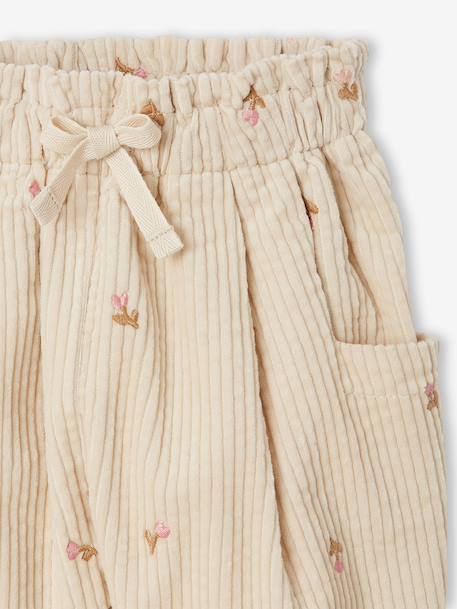 Baby meisjes ballonbroek vanille - vertbaudet enfant 