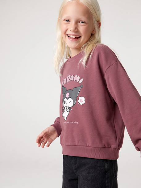 Sweat Kuromi fille prune - vertbaudet enfant 