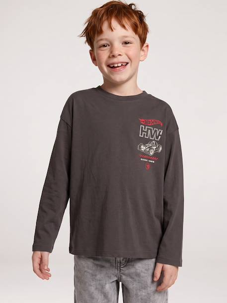 Hot Wheels T-shirt met lange mouwen grijs - vertbaudet enfant 