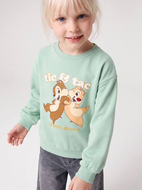 Disney sweater voor meisjes grijsblauw - vertbaudet enfant 