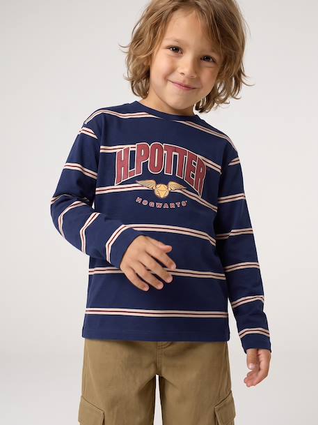 Harry Potter longsleeve jongen marineblauw - vertbaudet enfant 