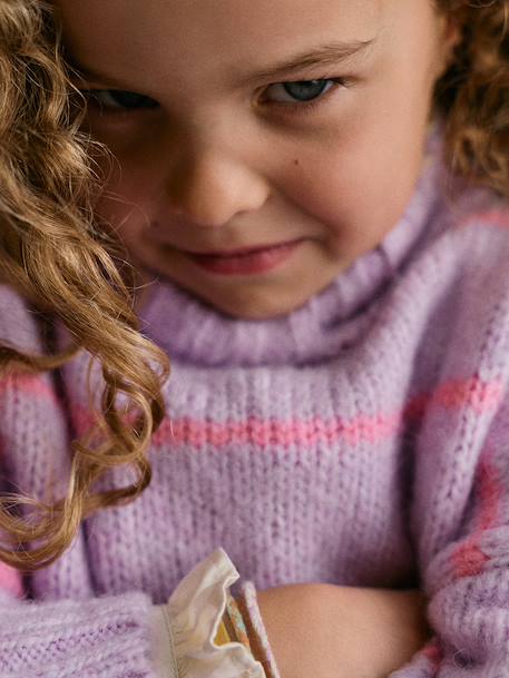 Meisjestrui met losse pasvorm paars - vertbaudet enfant 