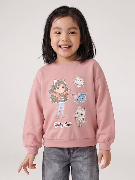 Meisjessweater Gabby zachtpaars - vertbaudet enfant 