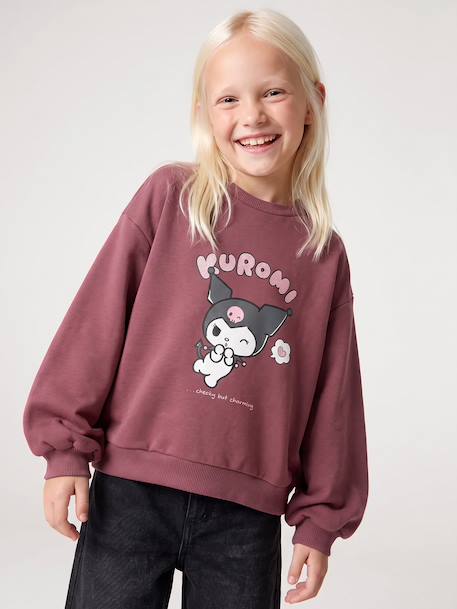 Sweat Kuromi fille prune - vertbaudet enfant 