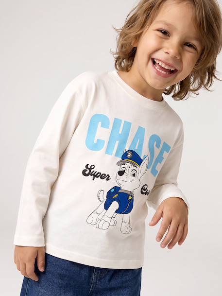 T-shirt manches longues Pat Patrouille garçon écru - vertbaudet enfant 