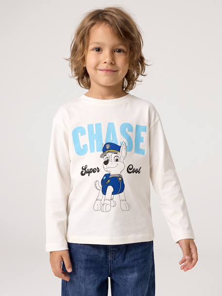 T-shirt manches longues Pat Patrouille garçon écru - vertbaudet enfant 