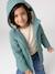 Ciré fille à capuche doublé sherpa anthracite+indigo+mauve+multicolore+vert - vertbaudet enfant 