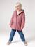 Ciré fille à capuche doublé sherpa anthracite+indigo+mauve+multicolore+vert - vertbaudet enfant 