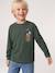 Mickey T-shirt met lange mouwen groen - vertbaudet enfant 
