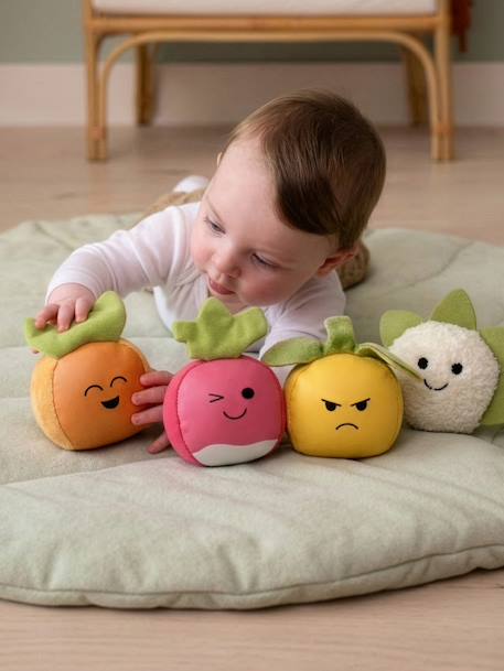 De Dooballs - Set van 4 zachte ballen - BABYTOLOVE groen+meerkleurig+MEERKLEURIG - vertbaudet enfant 