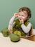 Set repas bébé Mr. Lion jaune+rose pâle+vert - vertbaudet enfant 