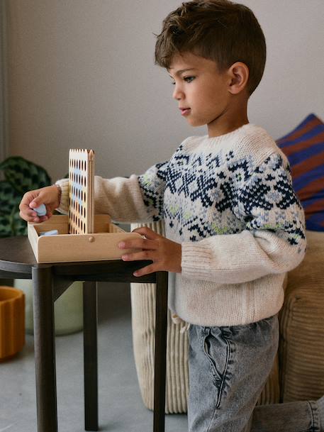FSC100 vier op een rij spel hout - vertbaudet enfant 