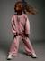 Pantalon jogging large fille vieux rose - vertbaudet enfant 
