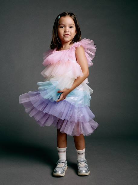 Regenboog verkleedjurk meerkleurig - vertbaudet enfant 