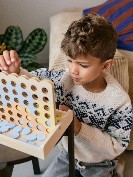 FSC100 vier op een rij spel hout - vertbaudet enfant 