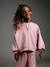 Sweat zippé fille vieux rose - vertbaudet enfant 