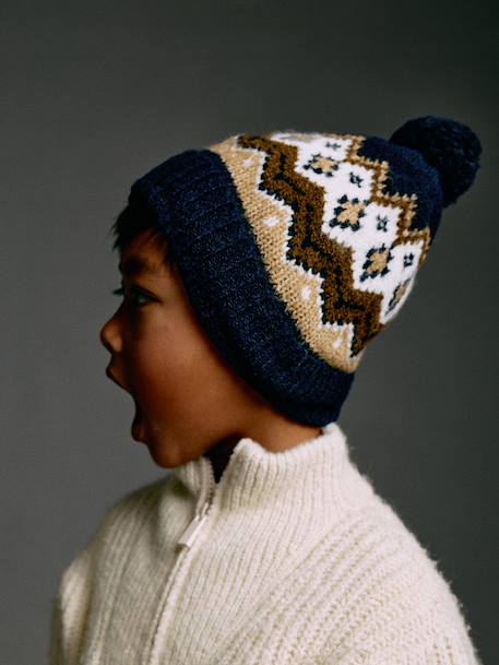 Jongensset muts, colsjaal en handschoenen mokka - vertbaudet enfant 