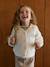 Gilet boutonné fille écru+vieux rose - vertbaudet enfant 