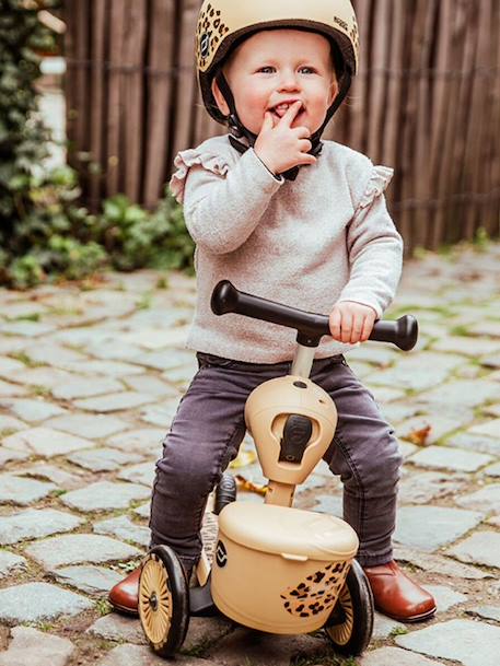 Highwaykick 1 SCOOT AND RIDE beige+groen - vertbaudet enfant 