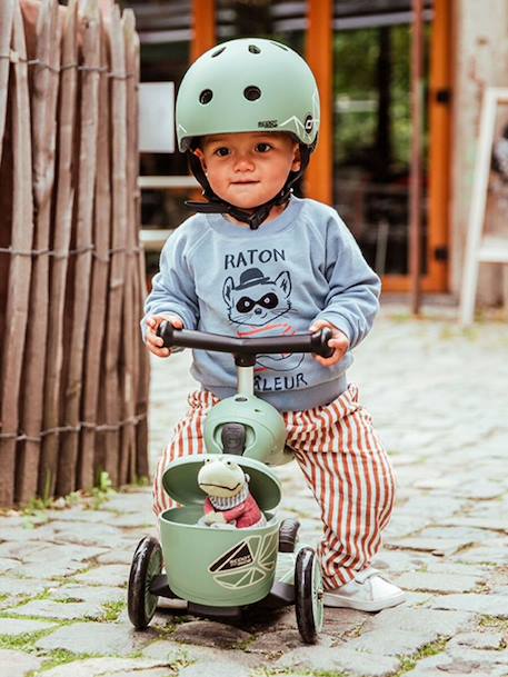 Highwaykick 1 SCOOT AND RIDE beige+groen - vertbaudet enfant 
