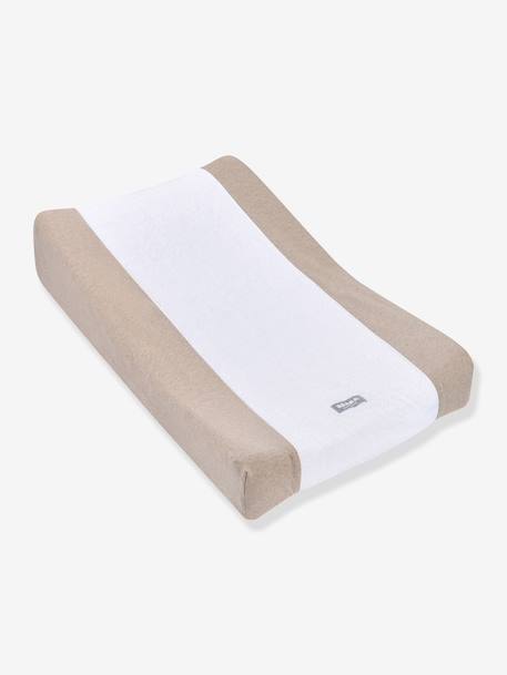Drap-housse matelas à langer Sofalange beige+vert d'eau+vieux rose+WHITE - vertbaudet enfant 